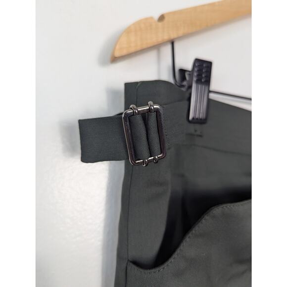 NWT Women's COS Straight Leg Wool Trousers in Dark Green - Picture 5 of 9